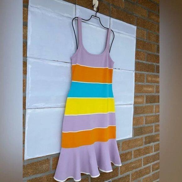 Tanya Taylor Noreen Colorblock Dress large - Picture 5 of 16